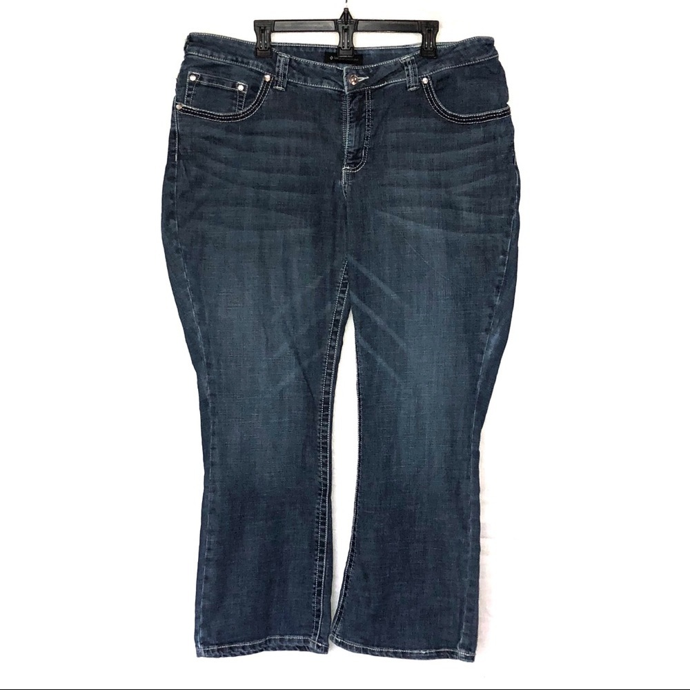 Lee Platinum Label Blue Jeans Women 22W Petite